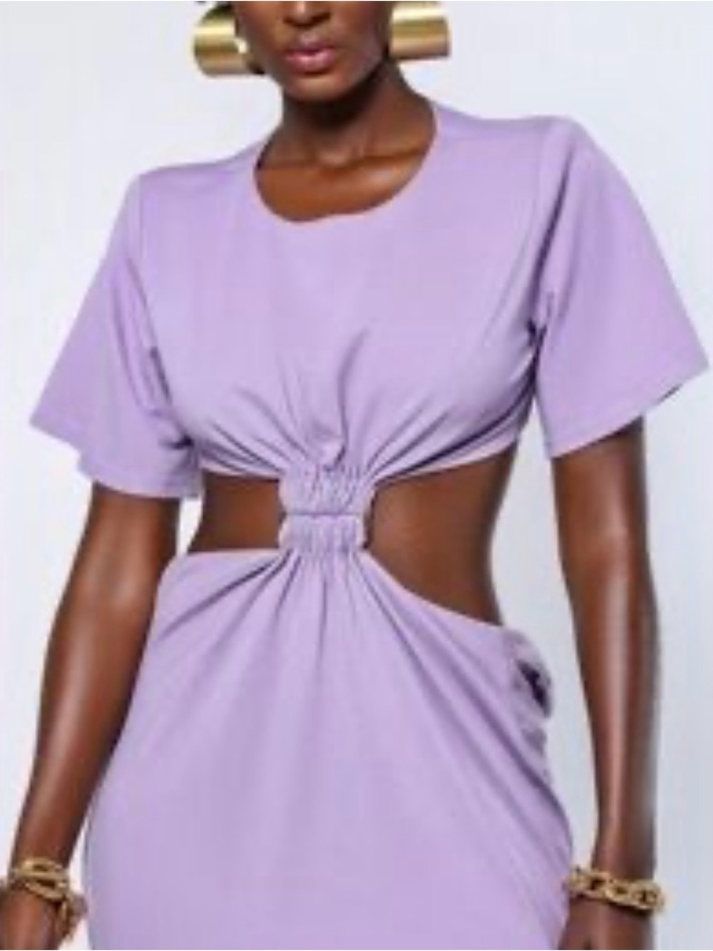 Hanifa Nadia Maxi Dress - Lilac